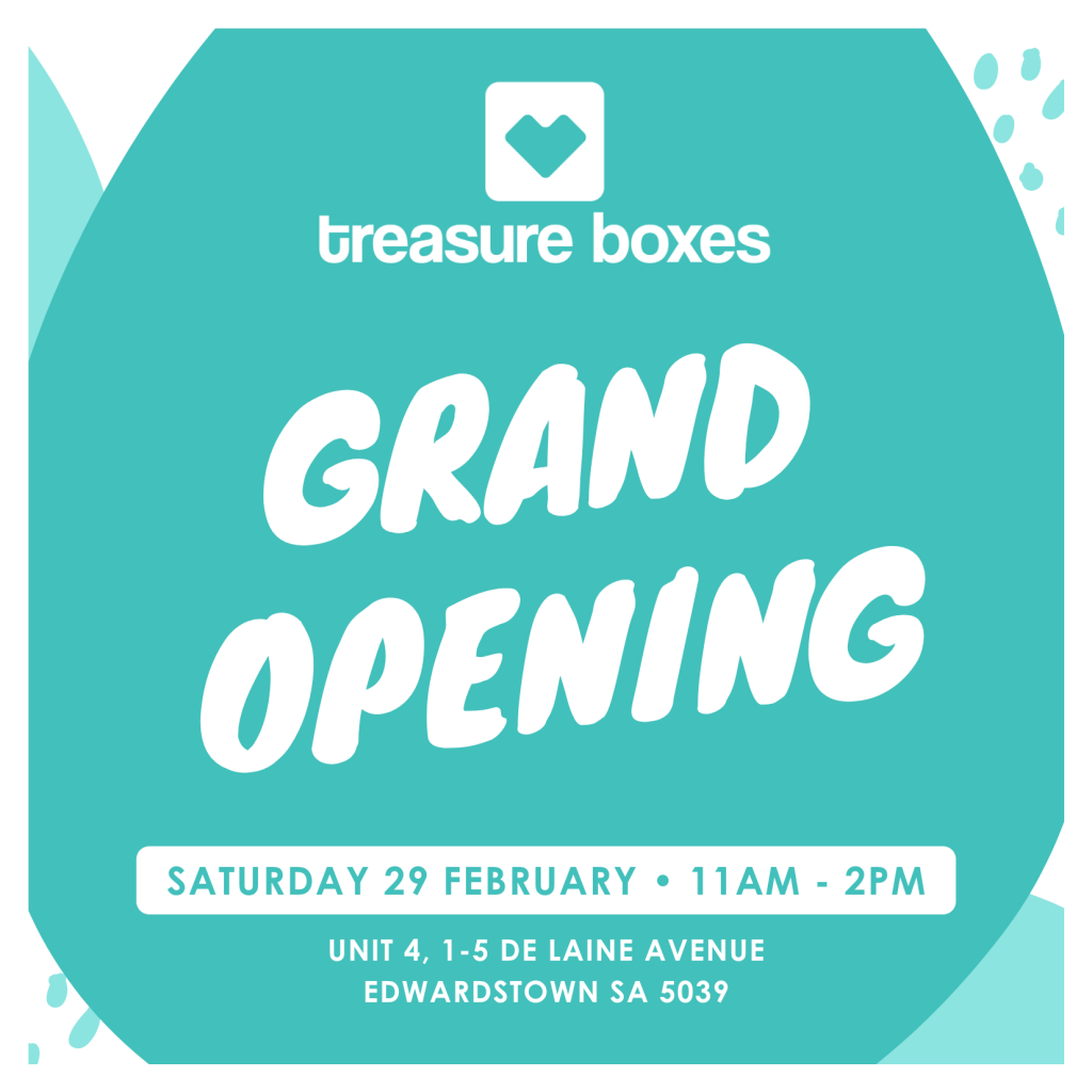 Treasure Boxes grand opening date & time